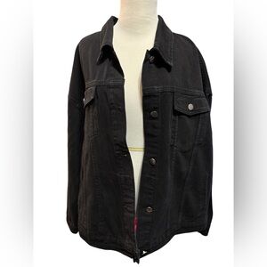 Classic Black Denim Jacket
